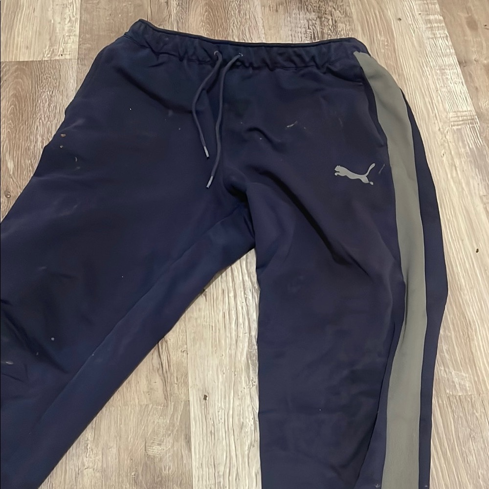 Puma Men's Navy Track Pants
